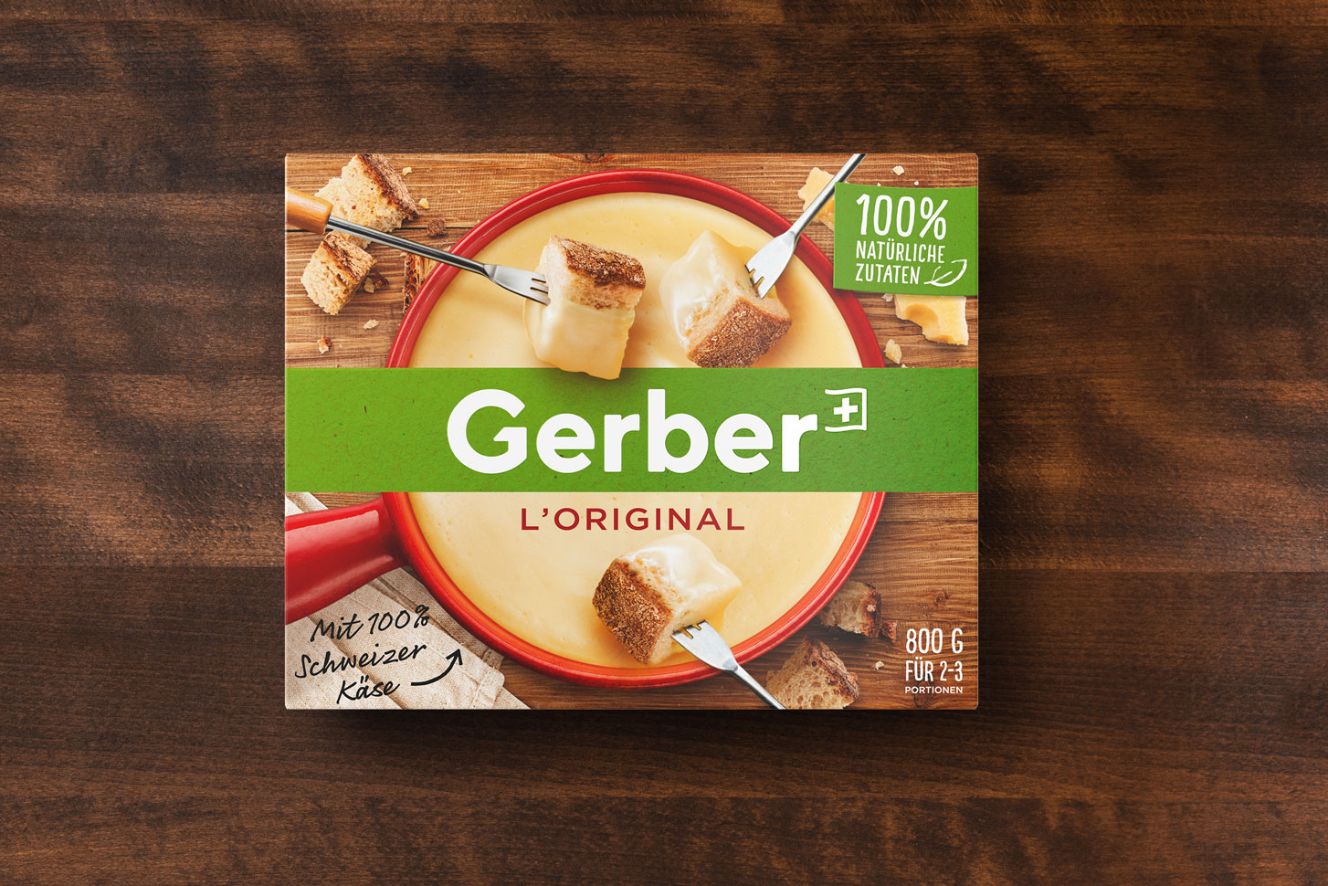 Fondue Rezept FondueMagronenGratin Gerber Schweiz